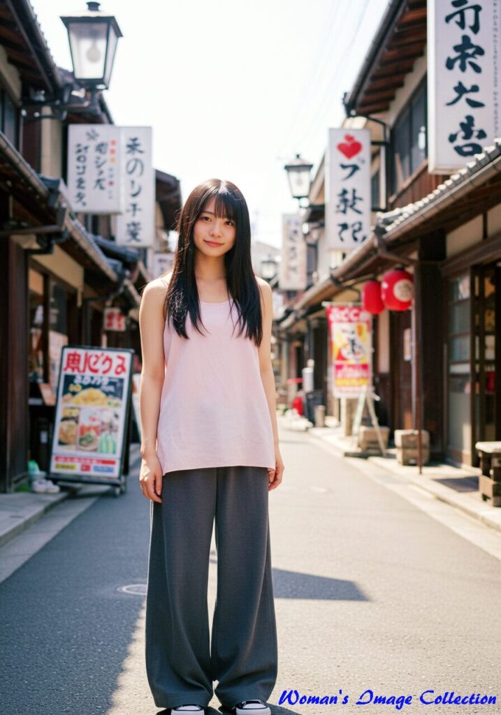 【ピンクで魅せる都会の洗練】シンプルなのに印象的。視線をさらうストリートカジュアル 6 60歳からの「生成AI」 【ピンクで魅せる都会の洗練】シンプルなのに印象的。視線をさらうストリートカジュアル