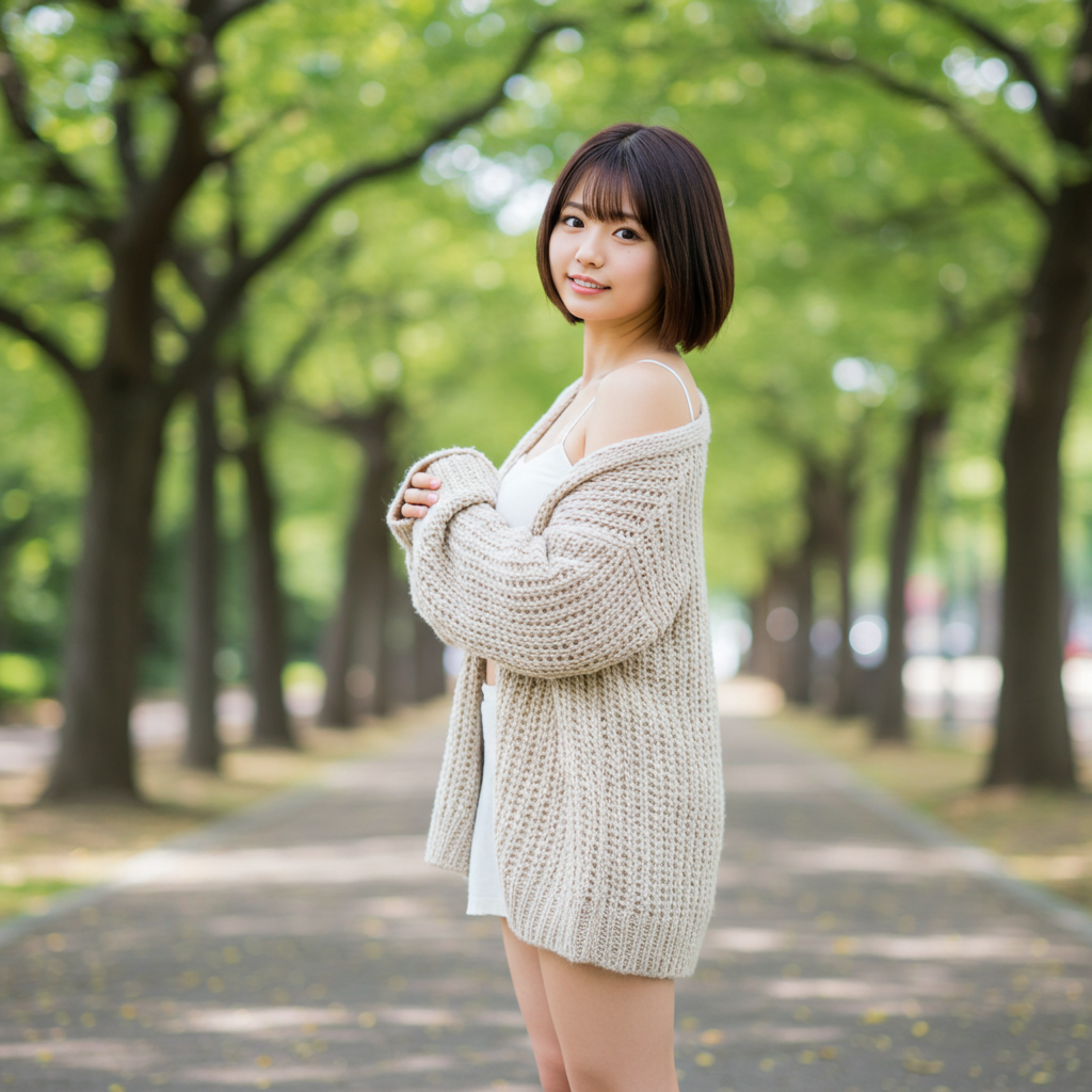 Chunky knit cardigan