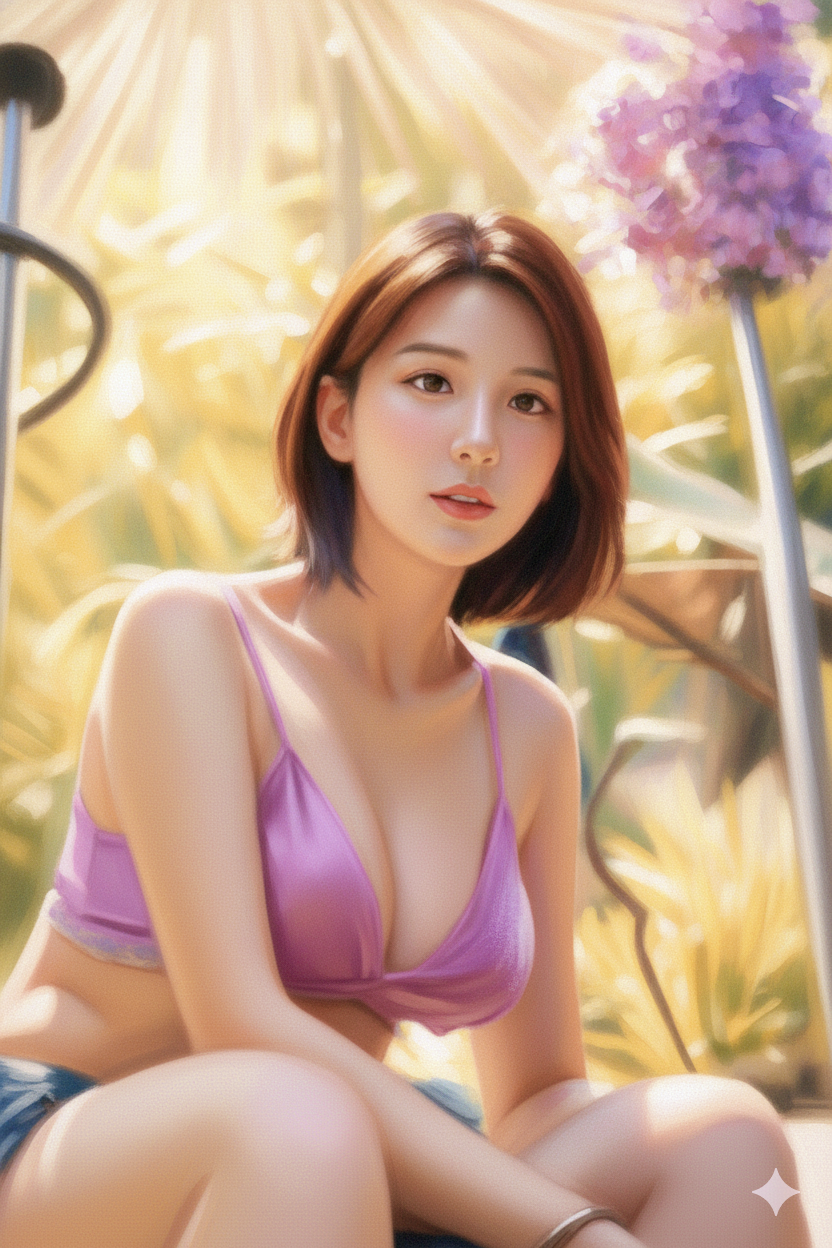 柔らかな光に包まれた油彩画風のコンセプトアート。繊細な筆致と暖色系のグラデーションが織りなす圧倒的な美しさは、もはや芸術の域。ただの画像ではない、計算し尽くされた光の当たり方と構図の秘密をブログで徹底解説しています。この神絵クオリティを体感して、自分の感性をアップデートしよう。